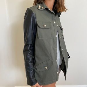 NEW Genuine Leather Utility Jacket